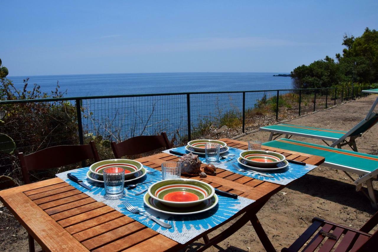 Riviera Degli Eucalipti - Cottage In Riva Al Mare Ачиреале Екстер'єр фото